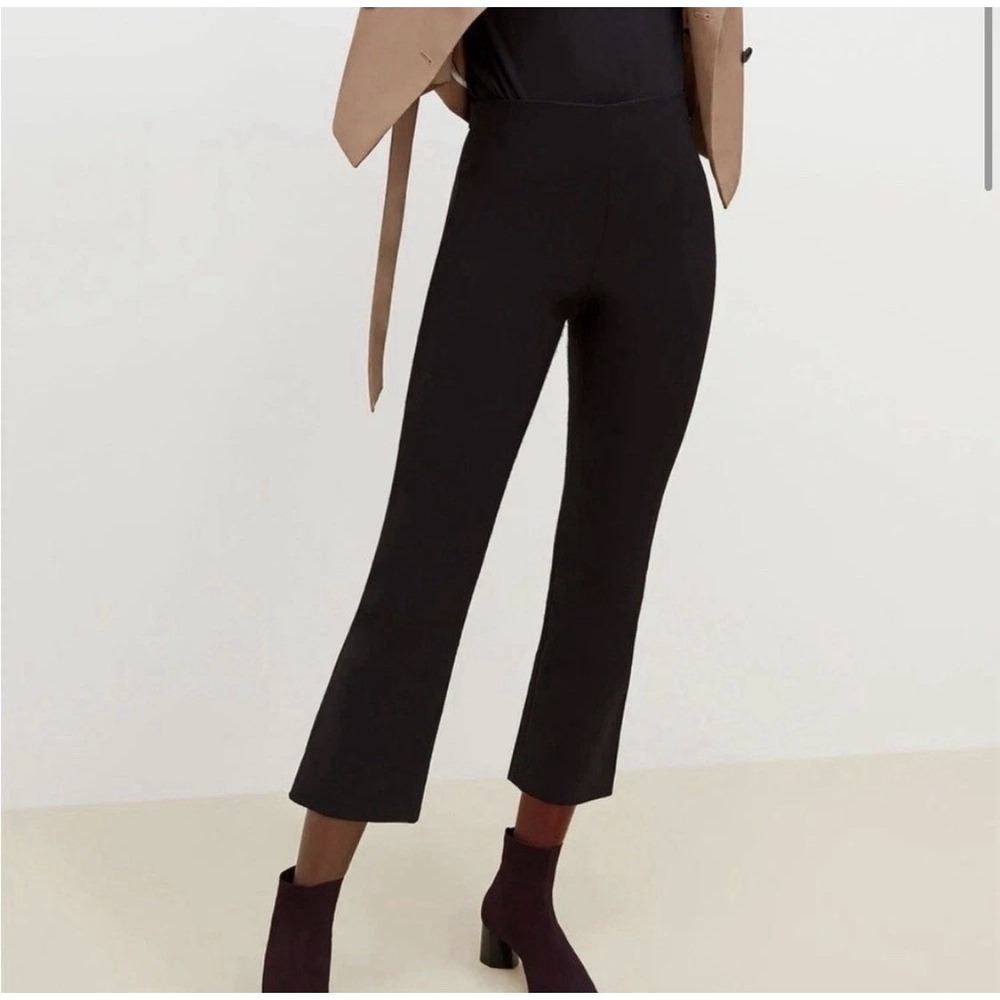 MM Lafleur The Oshima Pants Womens Cotton Stretch Mid Rise Side Zip Size 18W 2XL